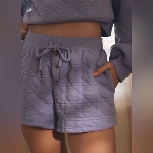 Quilted Lavender Lounge Short